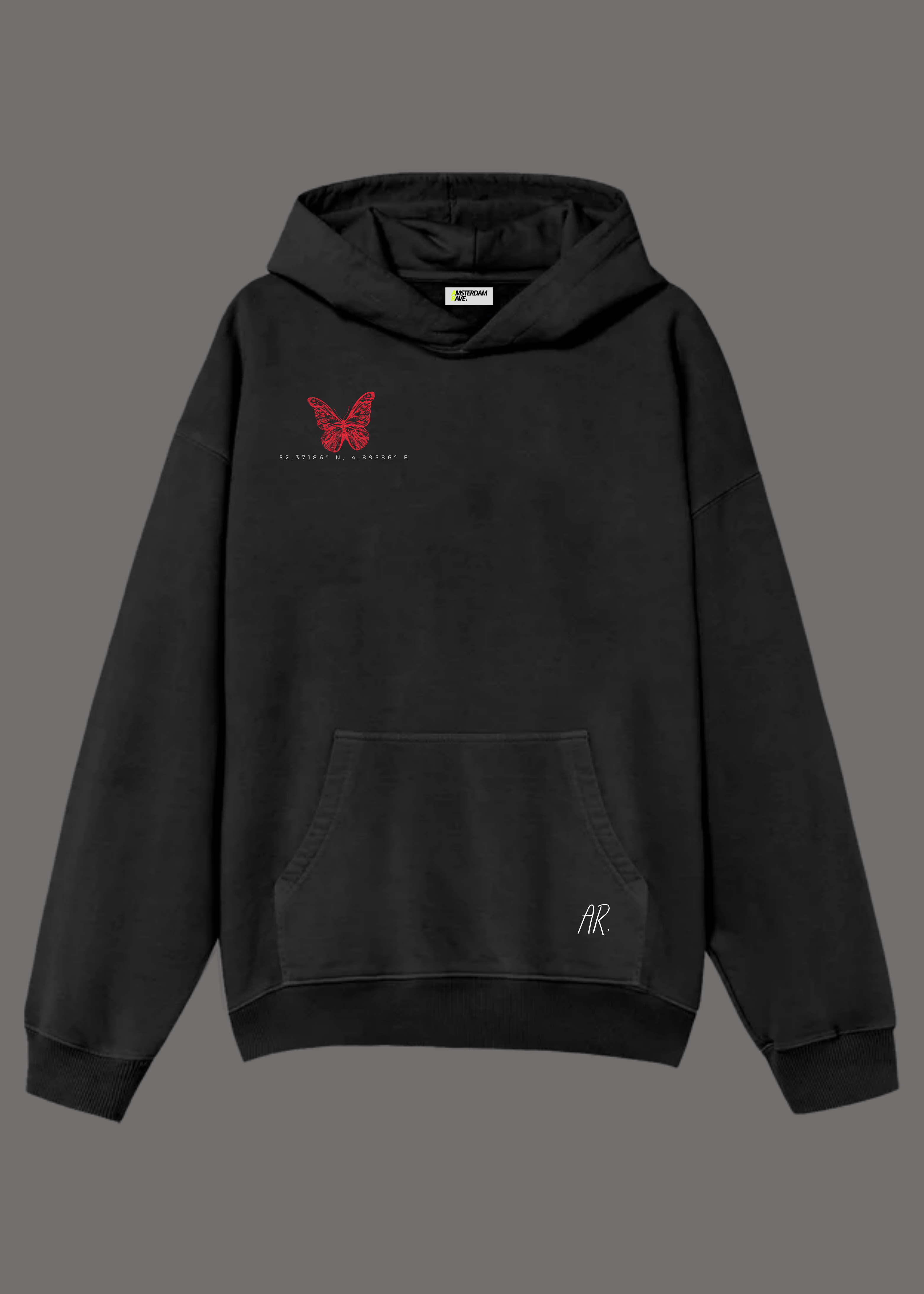 AmsterdamRave Butterfly Hoodie AmsterdamRave