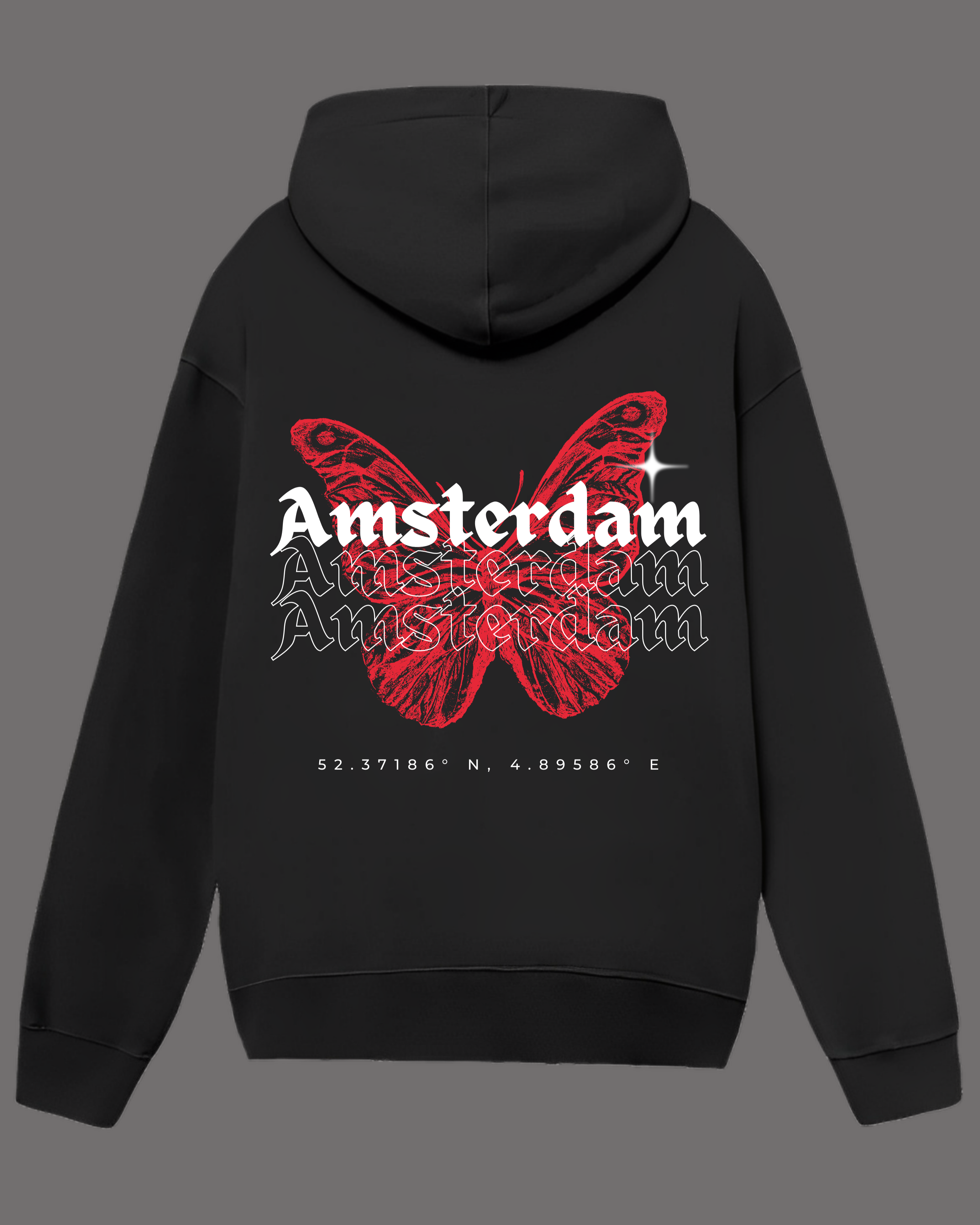 AmsterdamRave Butterfly Hoodie AmsterdamRave