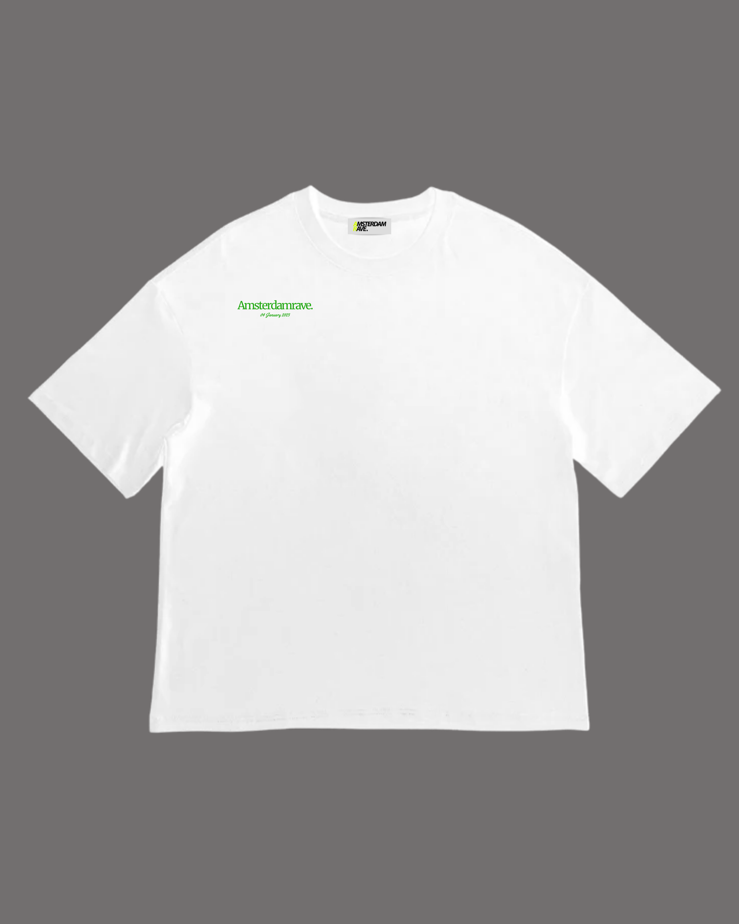 Club White T-Shirt AmsterdamRave