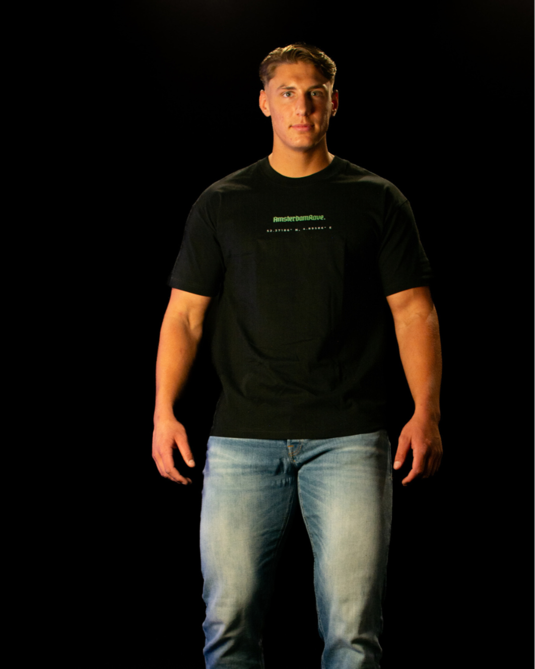 Green Papillon T-Shirt AmsterdamRave