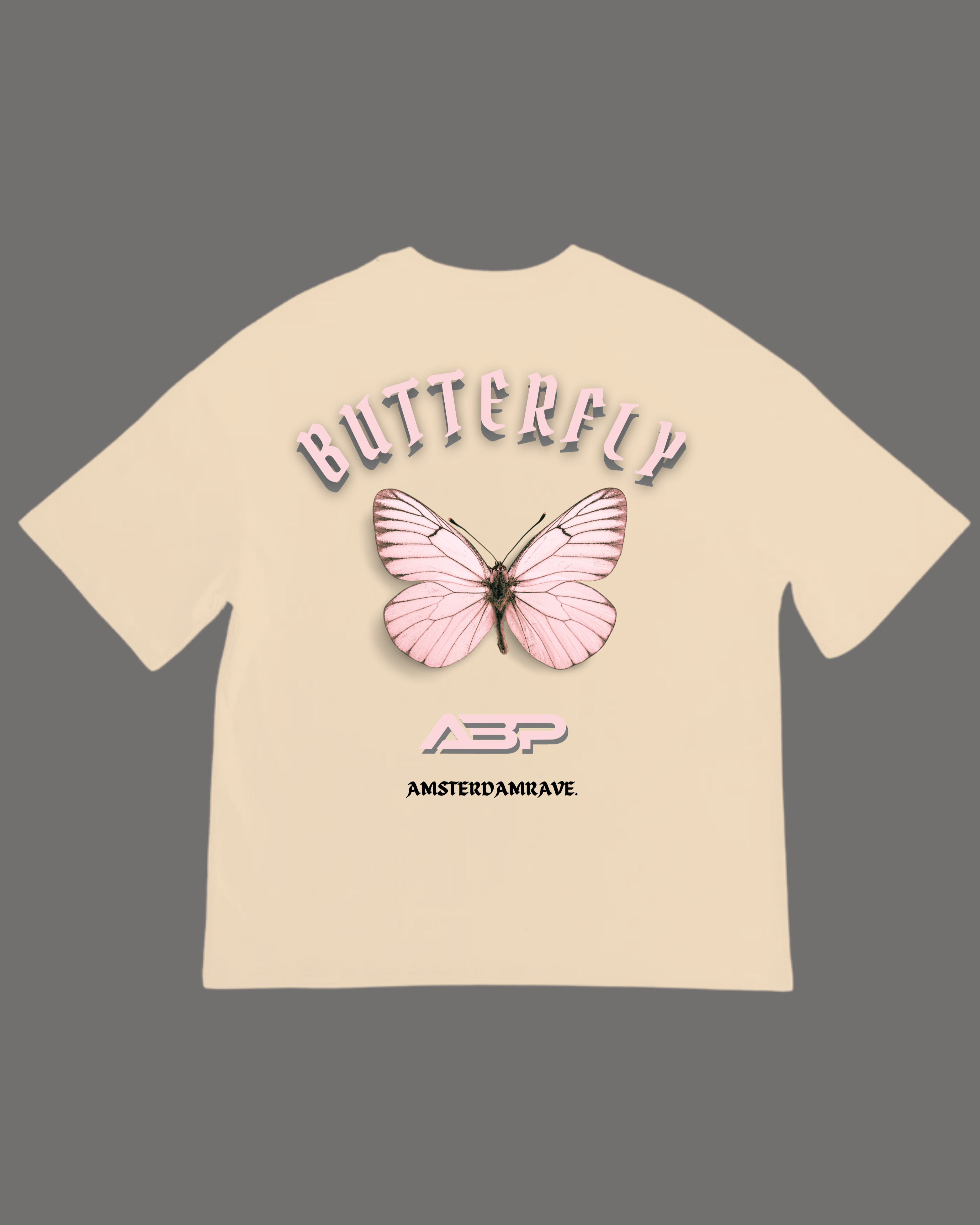 Beige ABP T-shirt AmsterdamRave
