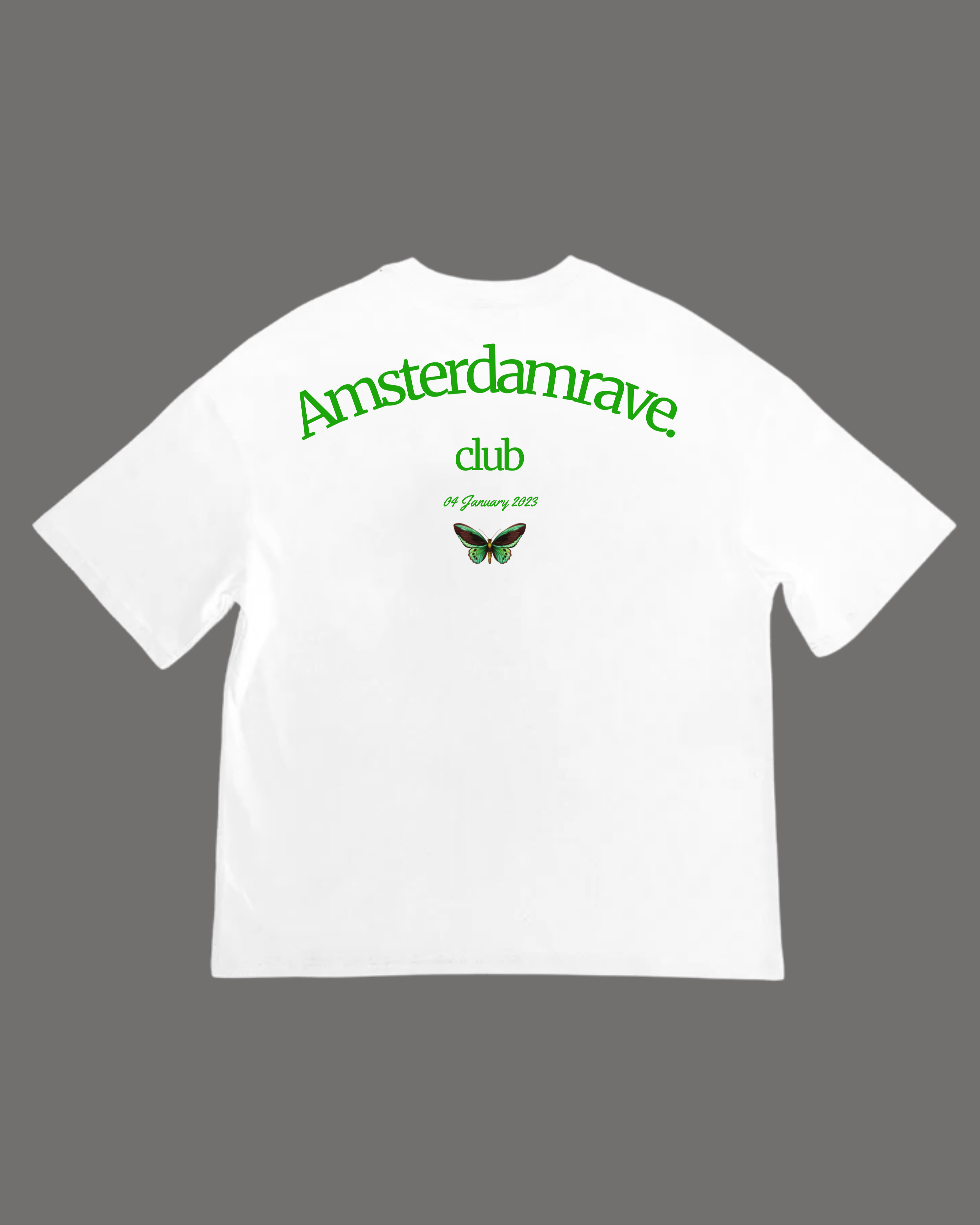 Club White T-Shirt AmsterdamRave