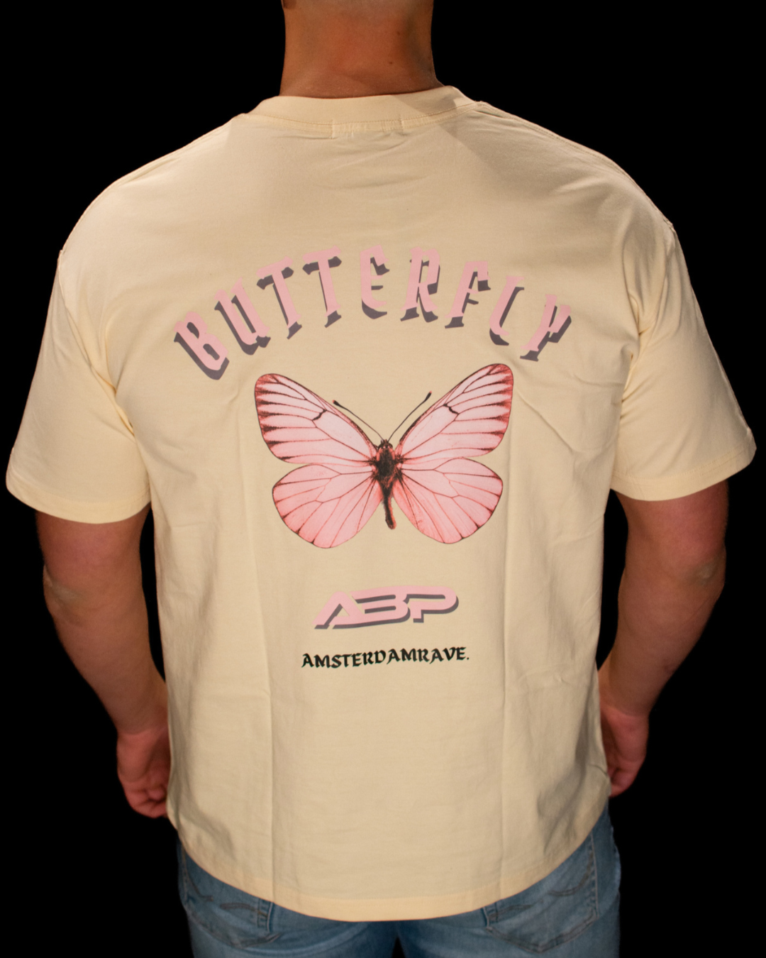 Beige ABP T-shirt AmsterdamRave