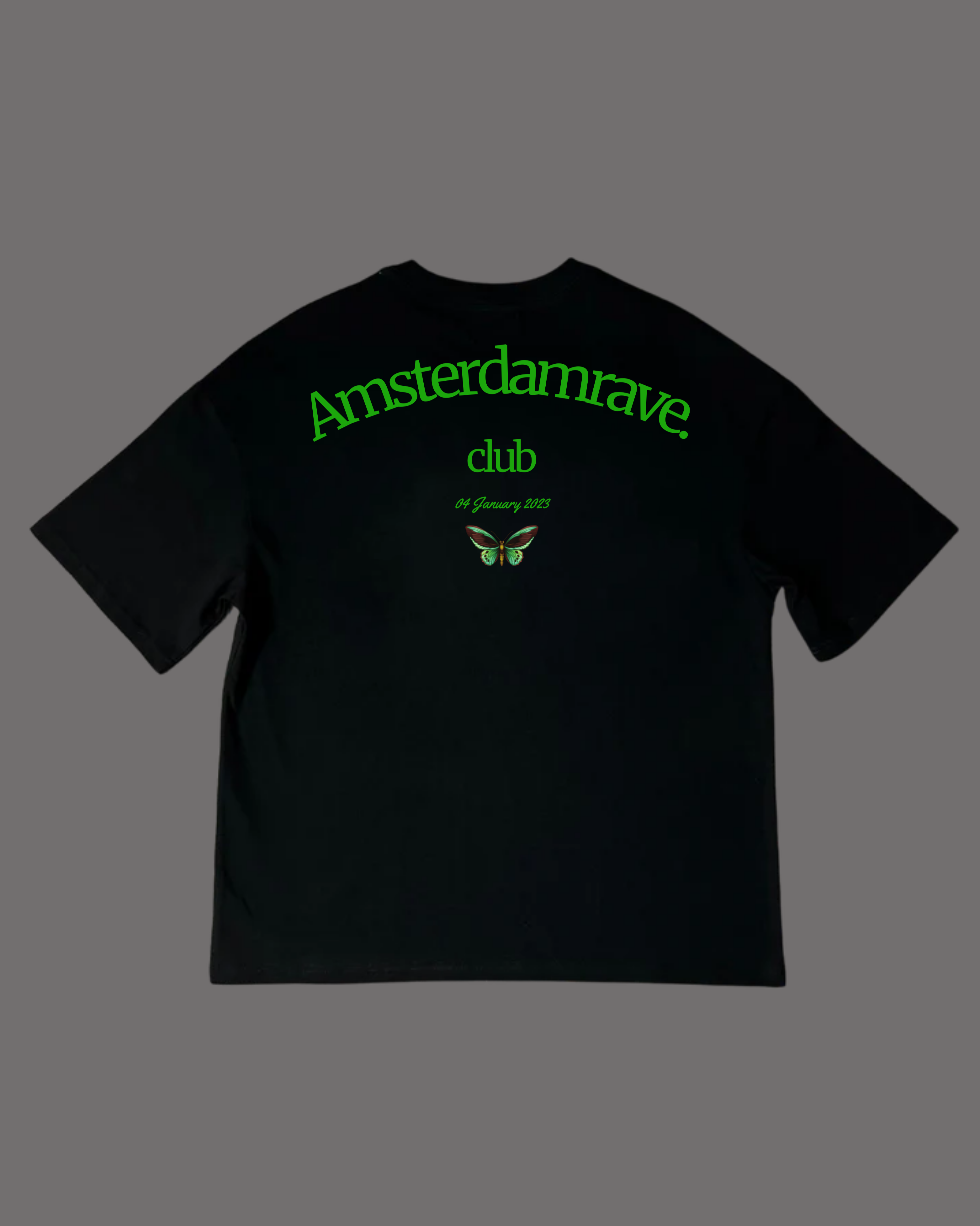 Club Black T-shirt AmsterdamRave