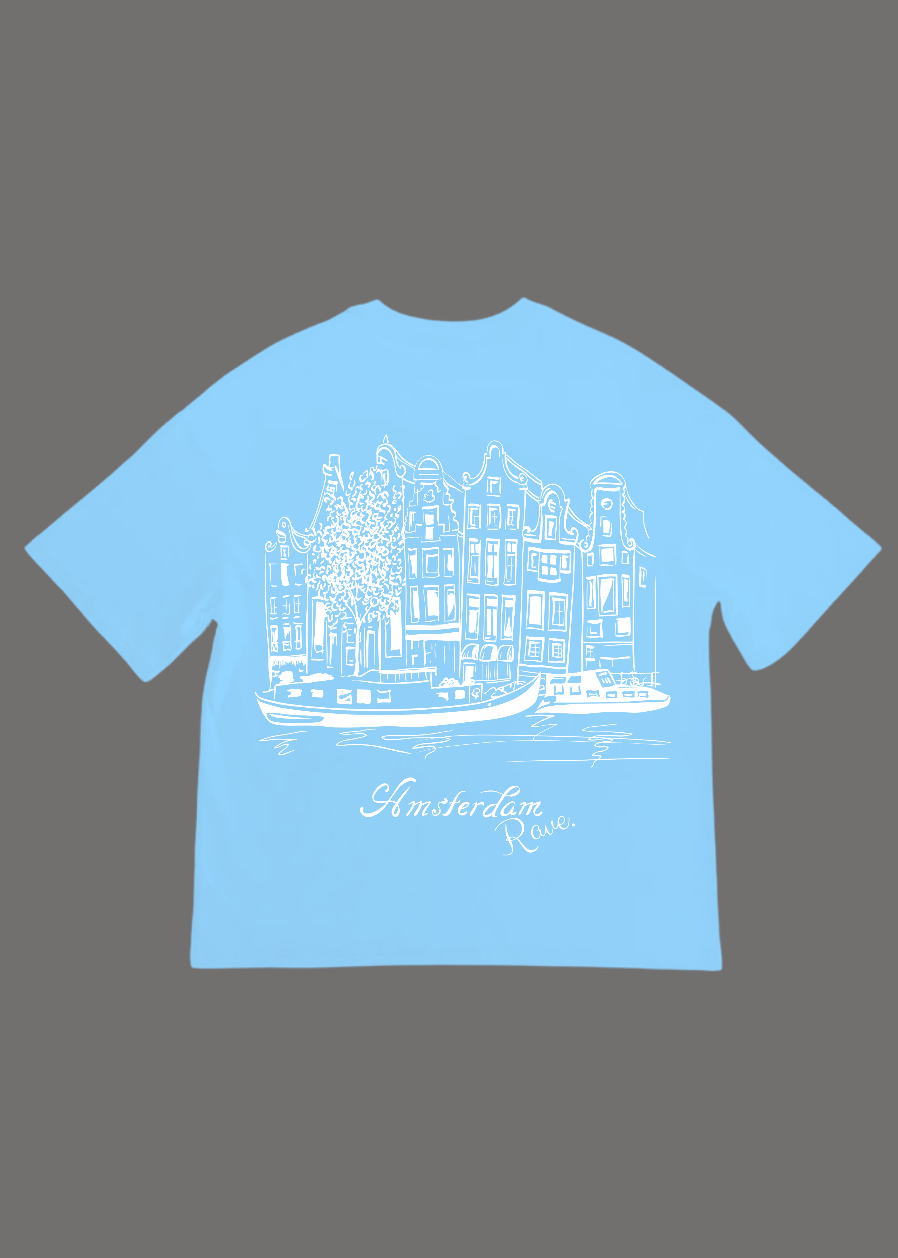 Baby Blue T-Shirt AmsterdamRave