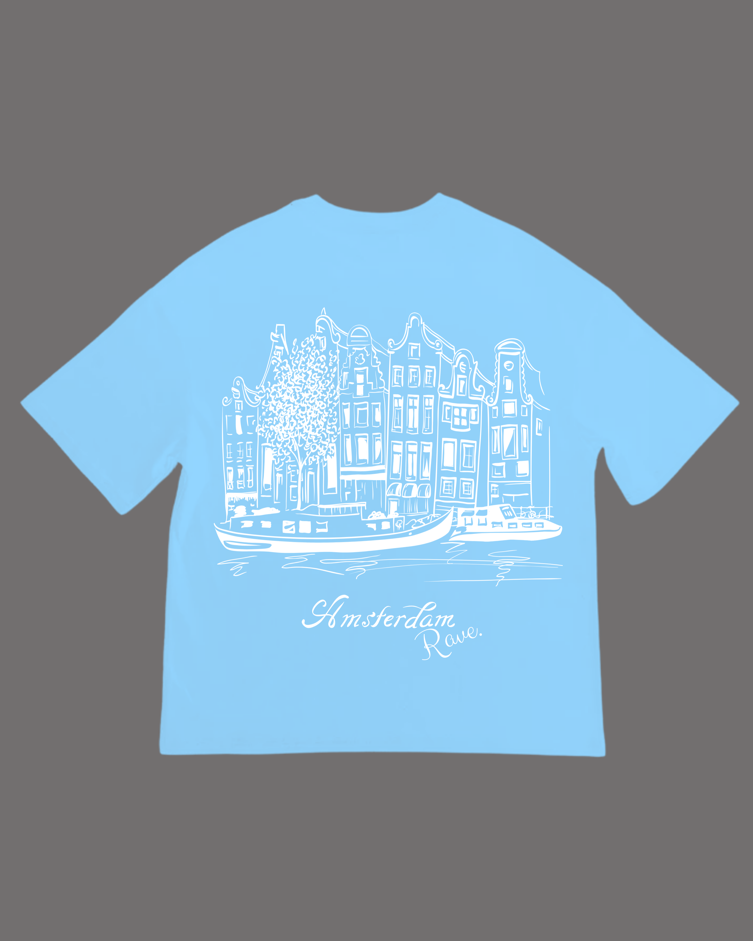 Baby Blue T-Shirt AmsterdamRave
