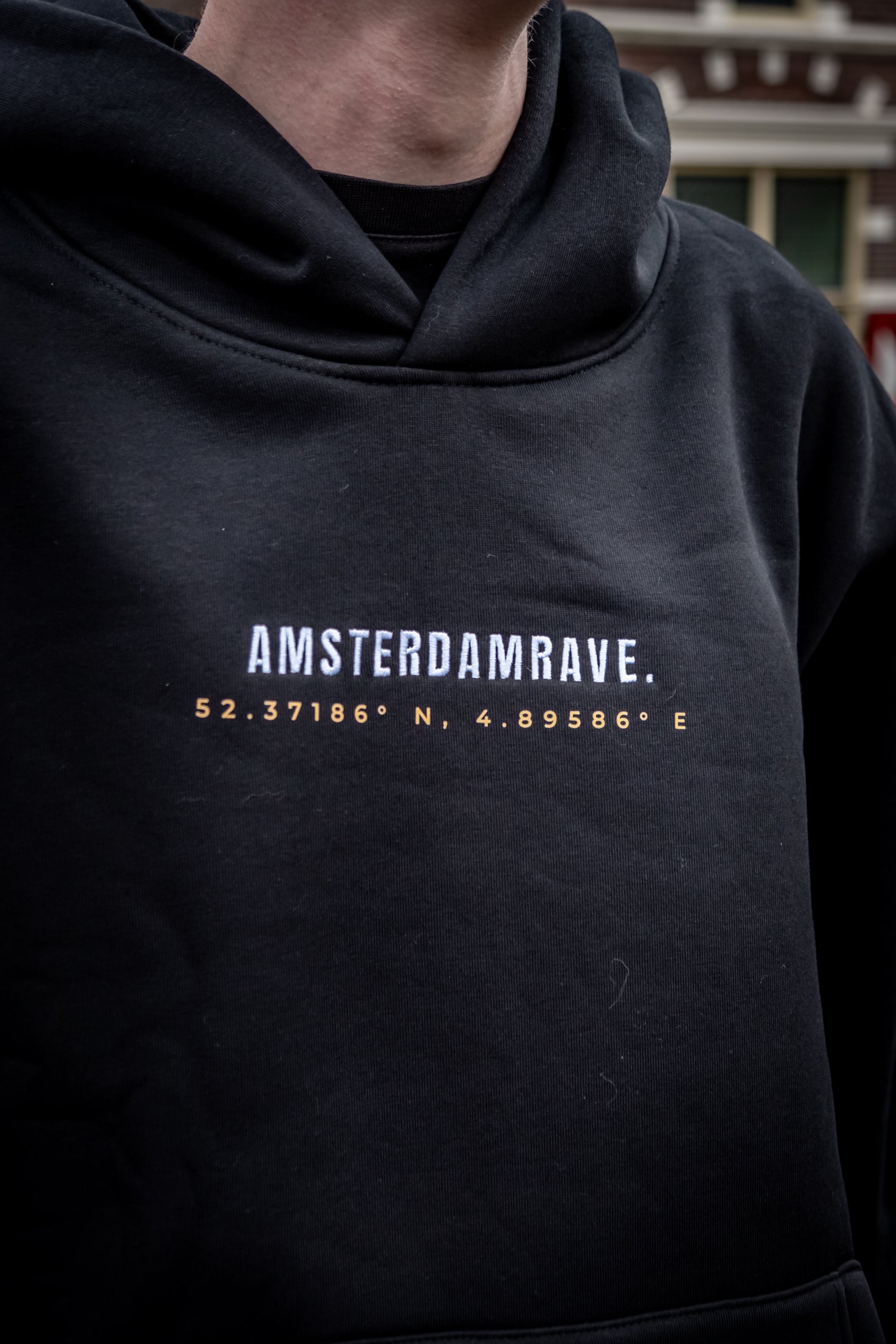 AmsterdamRave Solar Hoodie Black AmsterdamRave