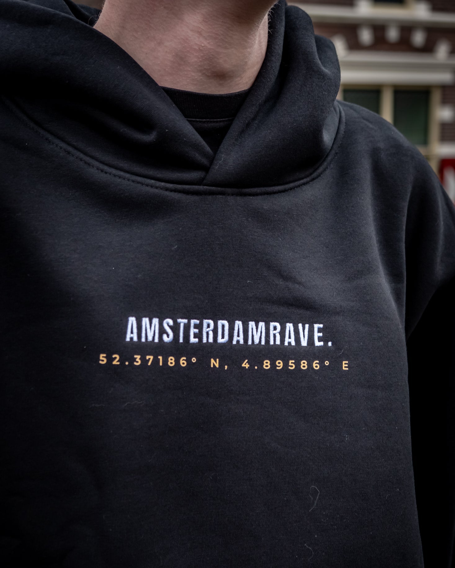 AmsterdamRave Solar Hoodie Black AmsterdamRave