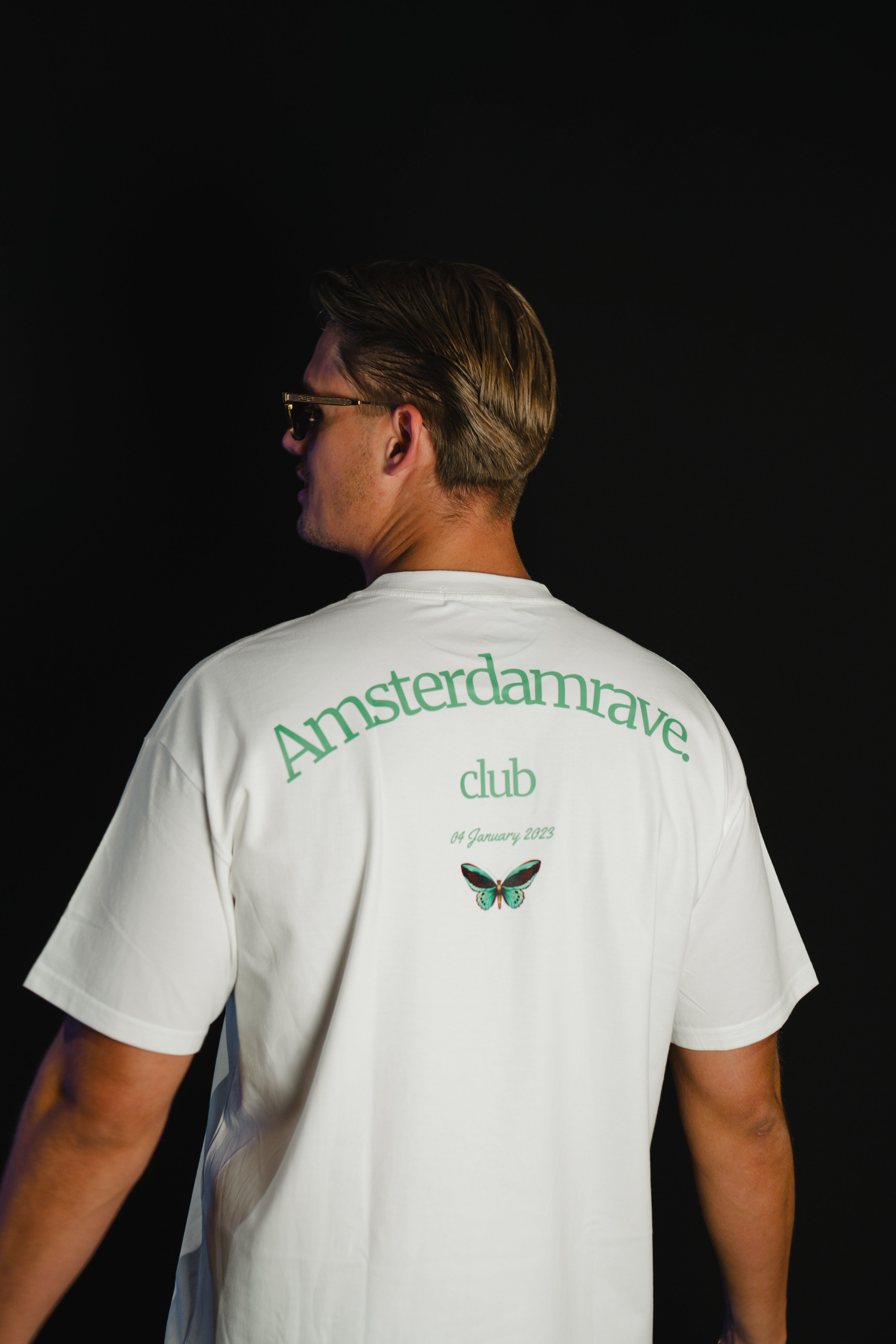 AmsterdamRave. Club White T-Shirt AmsterdamRave