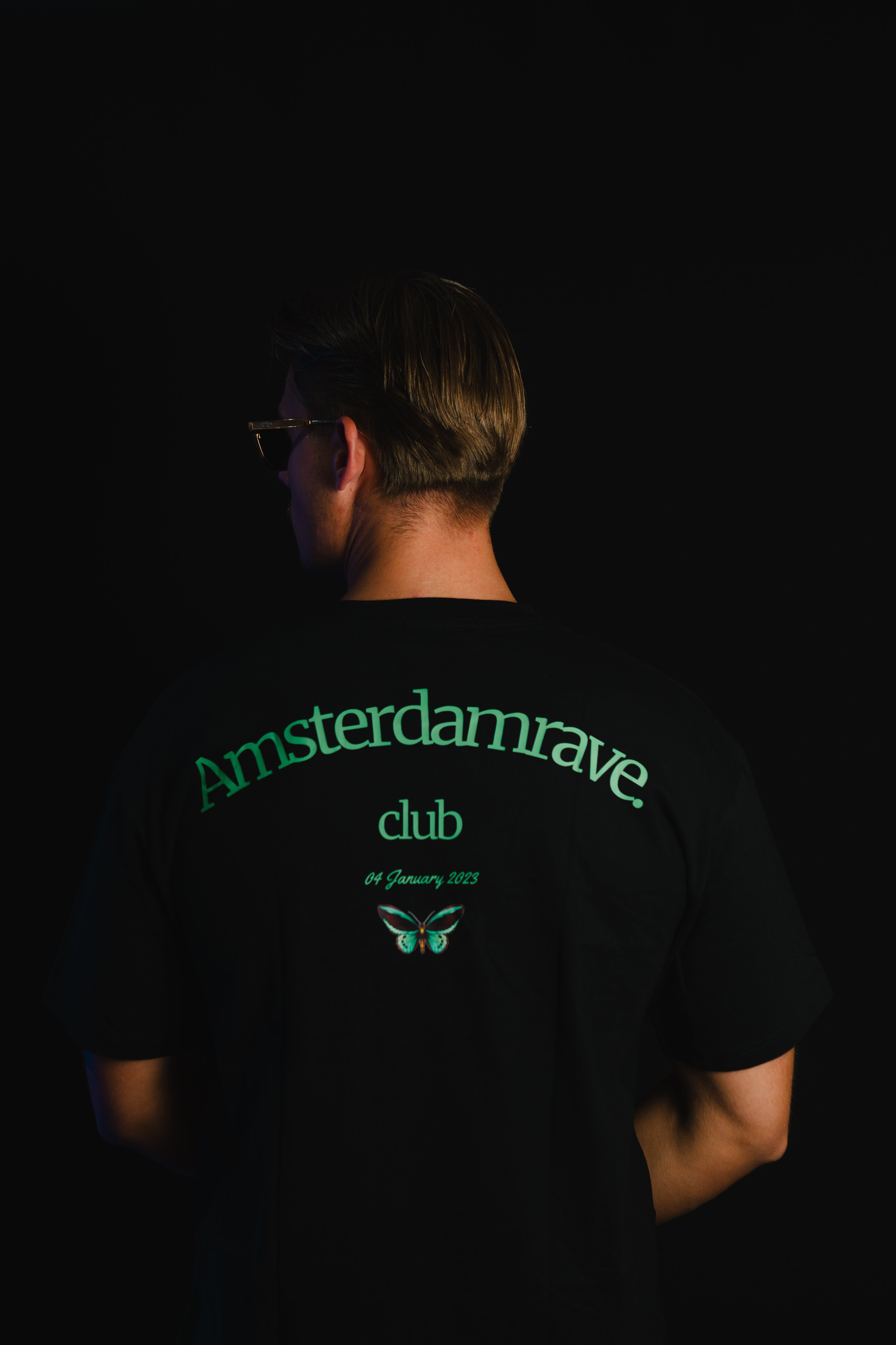 AmsterdamRave. Club Black T-Shirt AmsterdamRave