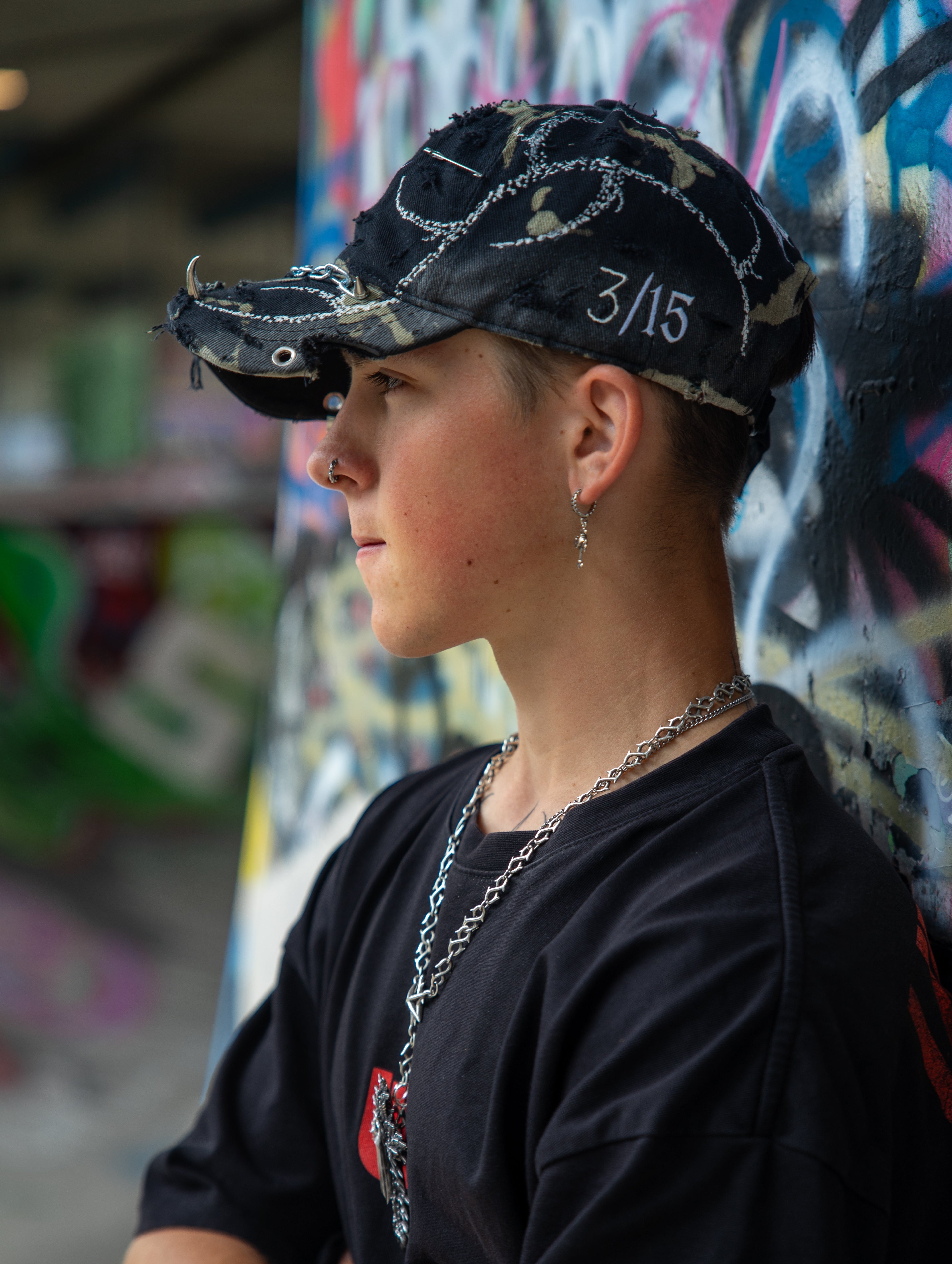 HANDMADE BLEACHED CAP - Limited 1/15 AmsterdamRave