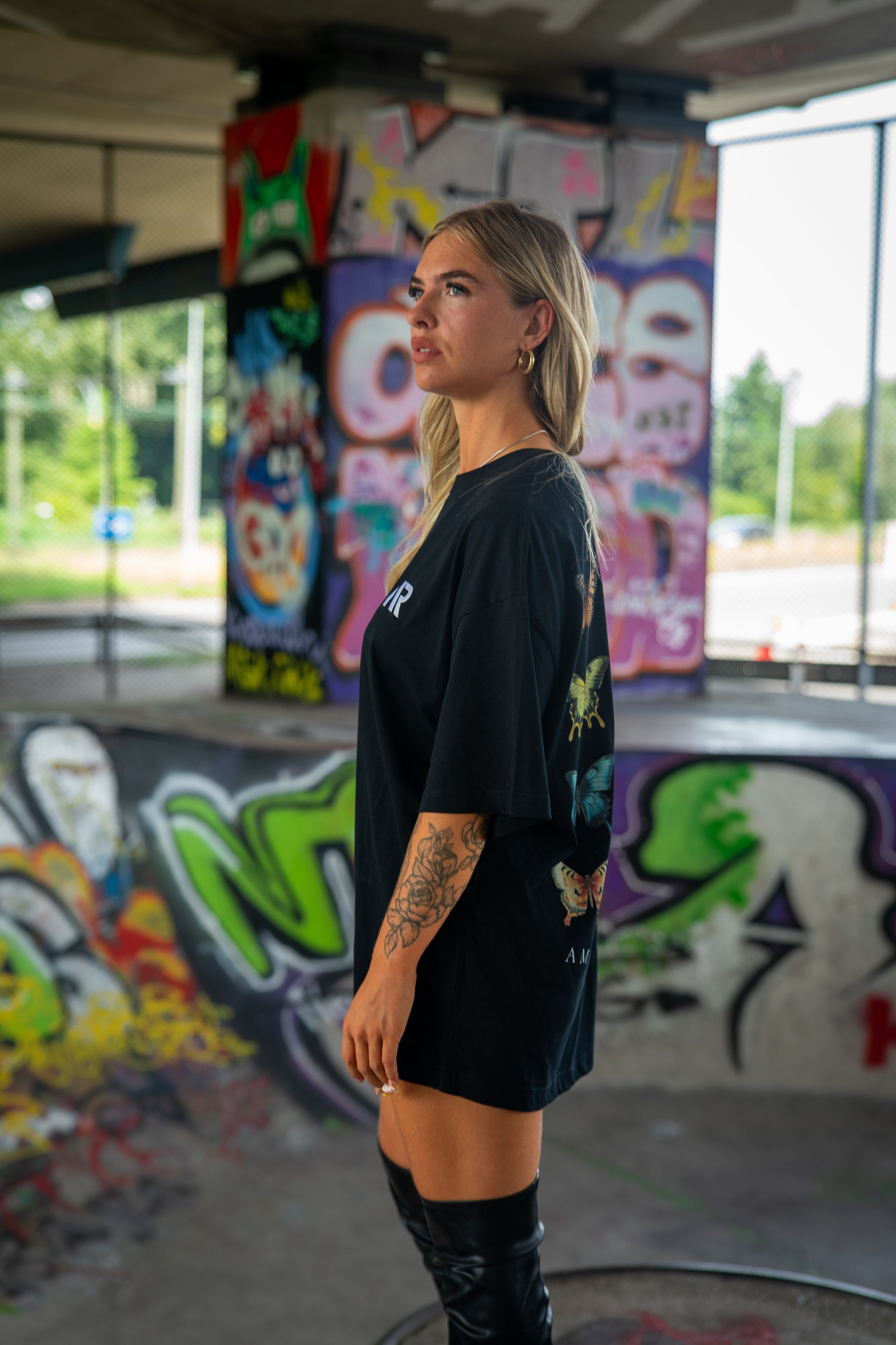 Wavy Butterfly - Oversized Jersey Fit AmsterdamRave