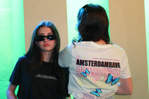 AmsterdamRave. Butterfly T-Shirt AmsterdamRave